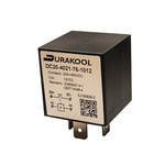 Durakool Plug In Power Relay, 12V dc Coil, 35A Switching Current, SPST-NO