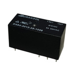 Durakool PCB Mount Power Relay, 24V dc Coil, 100mA Switching Current, DPDT-2C/0