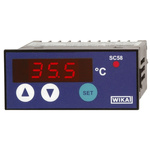 WIKA Panel Mount PID Temperature Controller, 62 x 28mm Relay, 230 V ac Supply Voltage