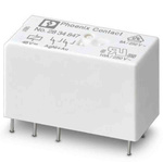 Phoenix Contact PCB Mount Power Relay, 48V dc Coil, 10A Switching Current, DPDT