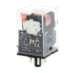 Omron Plug In Non-Latching Relay, 24V dc Coil, 10A Switching Current, 3PDT