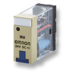 Omron Non-Latching Relay, 12V dc Coil, 5A Switching Current, DPDT