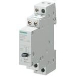 Siemens DIN Rail Non-Latching Relay, 12V ac Coil, 16A Switching Current, DPST