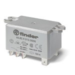 Finder Flange Mount Relay, 120V ac Coil, 30A Switching Current