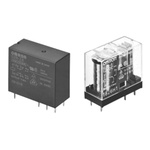 Omron PCB Mount Latching Power Relay, 24V Coil, 5A Switching Current, DPDT
