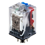 Carlo Gavazzi Plug In Power Relay, 12V dc Coil, 10A Switching Current, DPDT