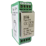 LKMelectronic LKM 214 Temperature Transmitter PT100 Input, 15 → 35 V dc