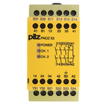 Pilz Dual-Channel Safety Switch/Interlock Safety Relay, 24 V dc, 110V ac, 3 Safety Contacts