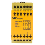 Pilz Dual-Channel Safety Switch/Interlock Safety Relay, 24V ac/dc, 3 Safety Contacts