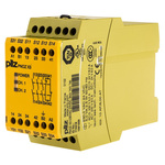 Pilz Dual-Channel Emergency Stop Safety Relay, 24 V dc, 230V ac, 3 Safety Contacts
