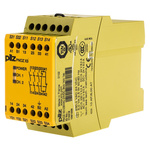 Pilz Dual-Channel Emergency Stop Safety Relay, 24 V dc, 230V ac, 3 Safety Contacts
