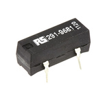 RS PRO PCB Mount Reed Relay, 12V dc Coil, SPST, 300V dc Max, 0.5 A Max, 1000Ω