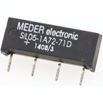 Meder PCB Mount Reed Relay, 5V dc Coil, SPST, 200V dc Max, 1 A Max, 500Ω