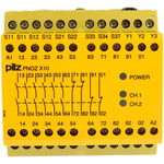 Pilz Single/Dual-Channel Safety Switch/Interlock Safety Relay, 24V dc, 6 Safety Contacts