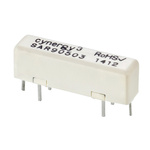 Sensata / Cynergy3 PCB Mount Reed Relay, 12V dc Coil, SPST, 20V dc Max, 0.5 A Max, 600Ω