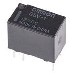 Omron PCB Mount Signal Relay, 12V dc Coil, 2A Switching Current, SPDT