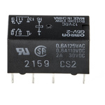Omron PCB Mount Signal Relay, 12V dc Coil, 2A Switching Current, DPDT