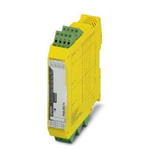 Phoenix Contact Single/Dual-Channel Emergency Stop Safety Relay, 24V dc, 5 Safety Contacts