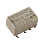 TE Connectivity PCB Mount Signal Relay, 12V dc Coil, 2A Switching Current, DPDT