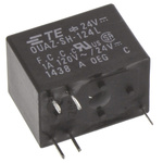 TE Connectivity PCB Mount Signal Relay, 24V dc Coil, 2A Switching Current, DPDT