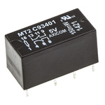 TE Connectivity PCB Mount Signal Relay, 5V dc Coil, 2A Switching Current, DPDT