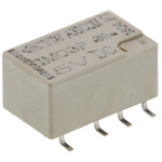 TE Connectivity Surface Mount Signal Relay, 5V dc Coil, 2A Switching Current, DPDT
