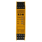 Eaton Dual-Channel Emergency Stop, Safety Switch/Interlock Safety Relay, 24V, 2 Safety Contacts