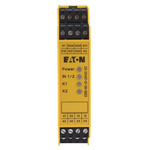 Eaton Dual-Channel Emergency Stop, Safety Switch/Interlock Safety Relay, 24V, 3 Safety Contacts