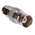 Straight 50Ω Coaxial Adapter SMA Plug to BNC Socket 4GHz