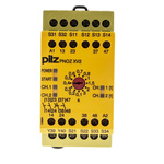 Pilz Dual-Channel Emergency Stop, Safety Switch/Interlock Safety Relay, 24V dc, 2 Safety Contacts