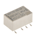 TE Connectivity Surface Mount Signal Relay, 5V dc Coil, 2A Switching Current, DPDT