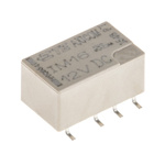 TE Connectivity Surface Mount Signal Relay, 12V dc Coil, 2A Switching Current, DPDT