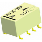 TE Connectivity Surface Mount Latching Signal Relay, 5V dc Coil, 2A Switching Current, DPDT