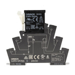 Omron G3RV-SR Series Solid State Interface Relay, 24 V dc Control, 3 A Load, DIN Rail Mount
