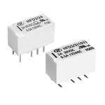Hongfa Europe GMBH Surface Mount Signal Relay, 12V dc Coil, 2A Switching Current, DPDT