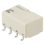 Omron Surface Mount Signal Relay, 5V dc Coil, 1A Switching Current, DPDT