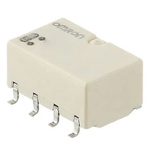 Omron Surface Mount Signal Relay, 3V dc Coil, 1A Switching Current, DPDT