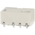 Omron Surface Mount Signal Relay, 12V dc Coil, 1A Switching Current, DPDT