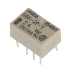 Omron PCB Mount Signal Relay, 24V dc Coil, 1A Switching Current, DPDT