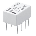 Omron PCB Mount Signal Relay, 5V dc Coil, 1A Switching Current, DPDT
