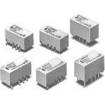 Omron Surface Mount Latching Relay, 5V dc Coil, DPDT