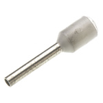 Schneider Electric, DZ5CE Insulated Crimp Bootlace Ferrule, 8.2mm Pin Length, 1.4mm Pin Diameter, 0.5mm² Wire Size,