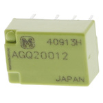 Panasonic DPDT Non-Latching Relay PCB Mount, 12V dc Coil