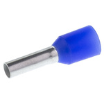 Weidmuller Insulated Crimp Bootlace Ferrule, 8mm Pin Length, 2.2mm Pin Diameter, 2.5mm² Wire Size, Blue