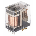 TE Connectivity Plug In Latching Signal Relay, 24V dc Coil, 3A Switching Current, 4PDT