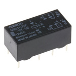Omron PCB Mount Latching Signal Relay, 12V dc Coil, 2A Switching Current, DPDT