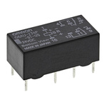 Omron PCB Mount Latching Signal Relay, 24V dc Coil, 2A Switching Current, DPDT