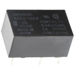 Omron PCB Mount Latching Signal Relay, 12V dc Coil, 3A Switching Current, SPDT