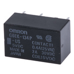 Omron PCB Mount Latching Signal Relay, 5V dc Coil, 3A Switching Current, SPDT