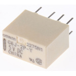 Omron PCB Mount Signal Relay, 5V dc Coil, 1A Switching Current, DPDT